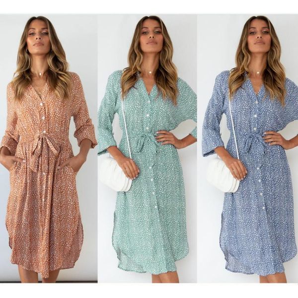 casual dresses 2021 spring autumn long sleeve leopard print shirt split dress women boho style holiday vestidos, Black;gray
casual dresses 2021 spring autumn long sleeve leopard print shirt split dress women boho style holiday vestidos, Black;gray
