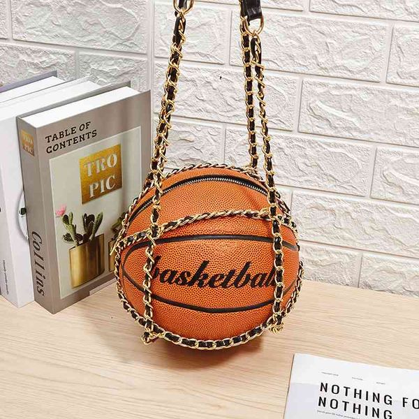 chain women's 2021 new trend round street basketball shape personalized creative portable shoulder bag
chain women's 2021 new trend round street basketball shape personalized creative portable shoulder bag