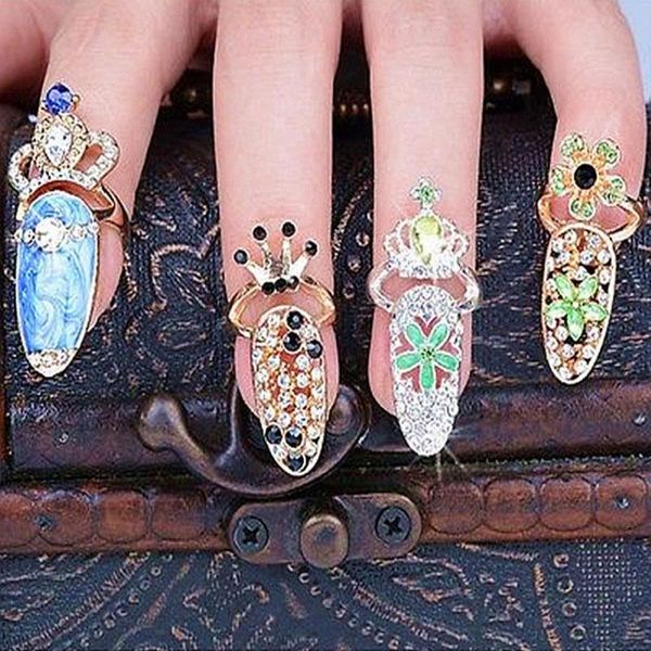 nail art decorations fashionable 3d charms adjustable fingernail rings pendant crystal jewelry design luxury, Silver;gold
nail art decorations fashionable 3d charms adjustable fingernail rings pendant crystal jewelry design luxury, Silver;gold