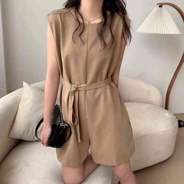 khaki jumpsuits&rompers rompers&playsuits summer chic simple o neck sleeveless tank slim waist retro casual fashion clothing 210429, Black;white
khaki jumpsuits&rompers rompers&playsuits summer chic simple o neck sleeveless tank slim waist retro casual fashion clothing 210429, Black;white
