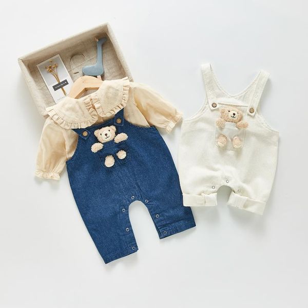 trousers 2021 autumn baby overalls cute cartoon doll pants for boys and girl denim jumpsuit casual kids jean 6m-3t, Blue
trousers 2021 autumn baby overalls cute cartoon doll pants for boys and girl denim jumpsuit casual kids jean 6m-3t, Blue