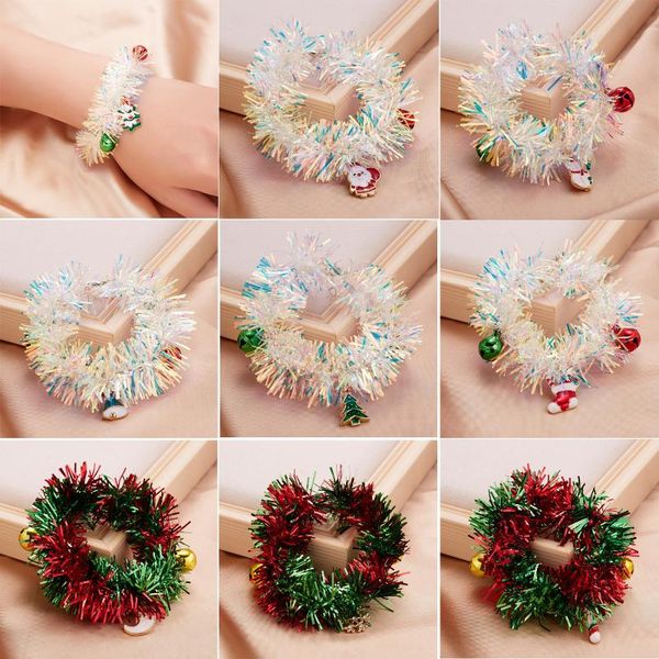 link, chain christmas jewelry fashion creative ornaments santa claus hollow tree pendant bell garland bracelet for women, Black
link, chain christmas jewelry fashion creative ornaments santa claus hollow tree pendant bell garland bracelet for women, Black