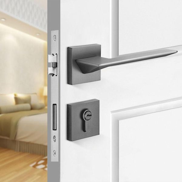 handles & pulls stainless steel door handle black grey bedroom lock bathroom split knob household accessories
handles & pulls stainless steel door handle black grey bedroom lock bathroom split knob household accessories