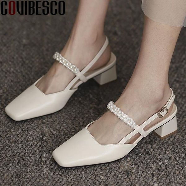 elegant women sandals square toe genuine leather spring summer string bead office party casual thick heels shoes woman, Black
elegant women sandals square toe genuine leather spring summer string bead office party casual thick heels shoes woman, Black
