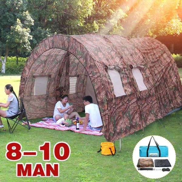 tents and shelters 8-10 people waterproof portable travel camping hiking double layer outdoor tent 480x310x210cm for big family 4 seasons
tents and shelters 8-10 people waterproof portable travel camping hiking double layer outdoor tent 480x310x210cm for big family 4 seasons