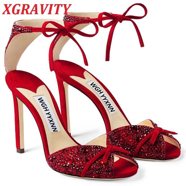 sandals xgravity open toe strap ladies summer shoes super high heel rhinestone female heeled party shoe bridal, Black
sandals xgravity open toe strap ladies summer shoes super high heel rhinestone female heeled party shoe bridal, Black