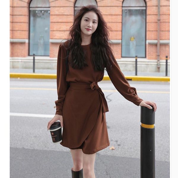 casual dresses early autumn cold wind women's senior sense of french fashion temperament long-sleeve shirt dress, Black;gray
casual dresses early autumn cold wind women's senior sense of french fashion temperament long-sleeve shirt dress, Black;gray