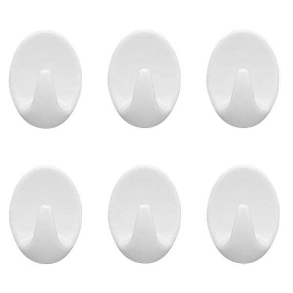 hooks & rails 6pcs/set white self adhesive home kitchen wall door hook holder key hanger bathroom towel storage sticky
hooks & rails 6pcs/set white self adhesive home kitchen wall door hook holder key hanger bathroom towel storage sticky