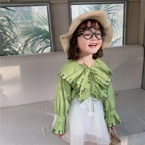 shirts girls v-tie long sleeve shirt children solid color lace collar side cotton blouses in spring 2021 fashion clothes, White;black
shirts girls v-tie long sleeve shirt children solid color lace collar side cotton blouses in spring 2021 fashion clothes, White;black