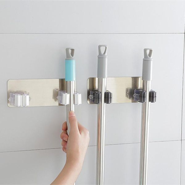 hooks & rails self-adhesive mop broom holder multi-purpose strong for bathroom kitchen organizer accessories storage housekeeper on wall
hooks & rails self-adhesive mop broom holder multi-purpose strong for bathroom kitchen organizer accessories storage housekeeper on wall