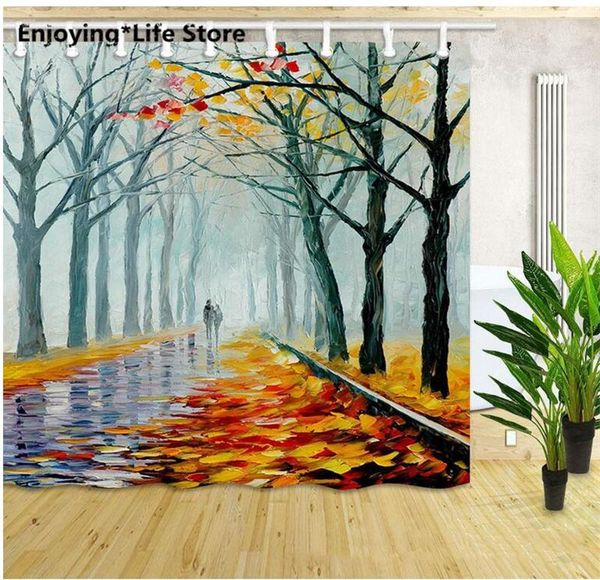 shower curtains oil painting landscape curtain waterproof fabric bathroom decoration 72 x with 12 hooks 
shower curtains oil painting landscape curtain waterproof fabric bathroom decoration 72 x with 12 hooks