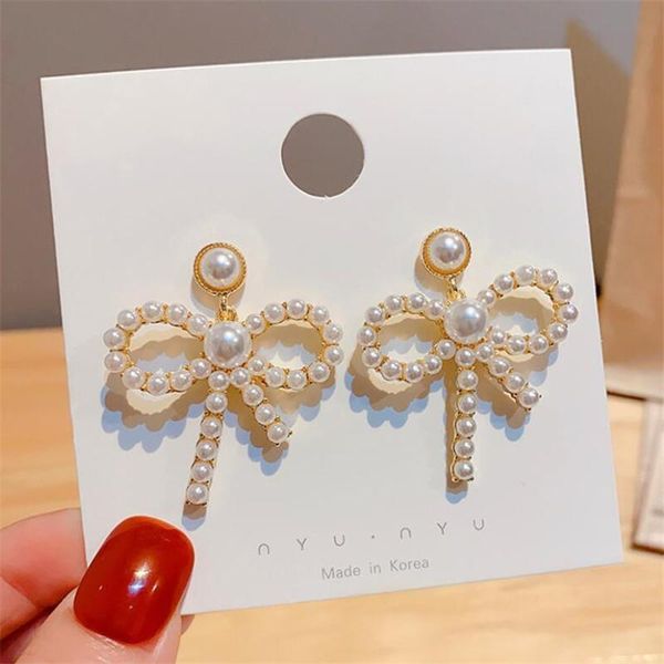 dangle & chandelier super flash temperament full pearl bow delicate small earrings for women jewelry earring gift, Silver
dangle & chandelier super flash temperament full pearl bow delicate small earrings for women jewelry earring gift, Silver
