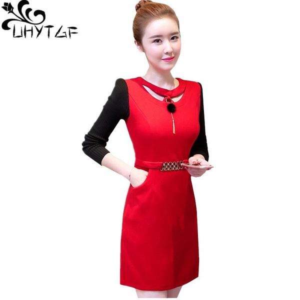 casual dresses uhytgf woolen dress female long-sleeved slim autumn winter women fashion stitching fake two elegant mini 731, Black;gray
casual dresses uhytgf woolen dress female long-sleeved slim autumn winter women fashion stitching fake two elegant mini 731, Black;gray