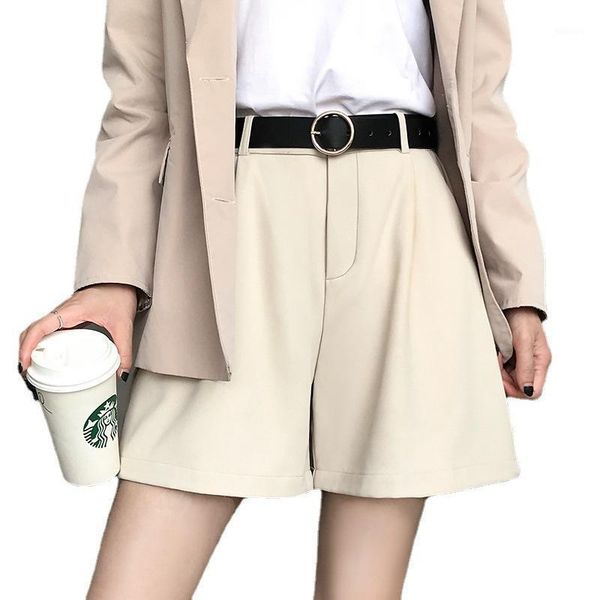 women's shorts casual comfortable elegant loose with belt a-line high waist summer wide leg ladies streetwear, White;black
women's shorts casual comfortable elegant loose with belt a-line high waist summer wide leg ladies streetwear, White;black