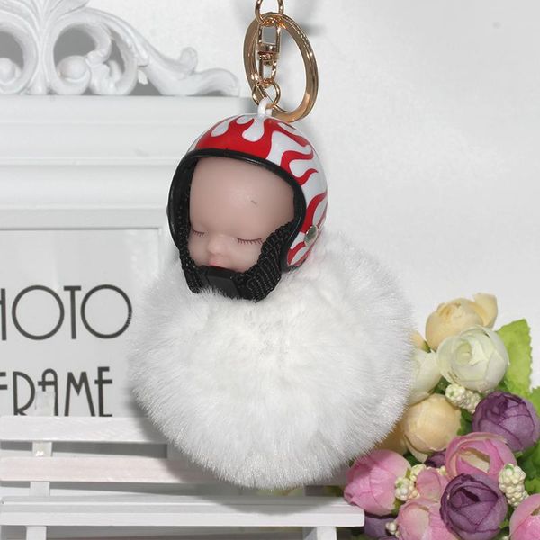 keychains faux fur ball helmet doll keychain pompom fluffy key ring women holder charm bag purse car chains jewelry eh870, Silver
keychains faux fur ball helmet doll keychain pompom fluffy key ring women holder charm bag purse car chains jewelry eh870, Silver