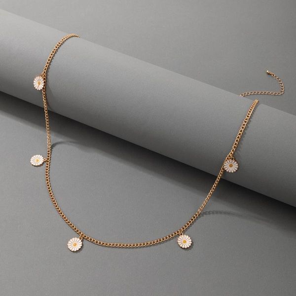 pendant necklaces tocona trendy pretty daisy flowers necklace for women charms gold alloy metal tassel party jewelry gift collar 18727, Silver
pendant necklaces tocona trendy pretty daisy flowers necklace for women charms gold alloy metal tassel party jewelry gift collar 18727, Silver