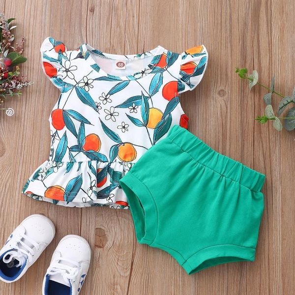 infant toddler baby girls floral ruffled sleeve +shorts outfits sets children's clothing, White
infant toddler baby girls floral ruffled sleeve +shorts outfits sets children's clothing, White