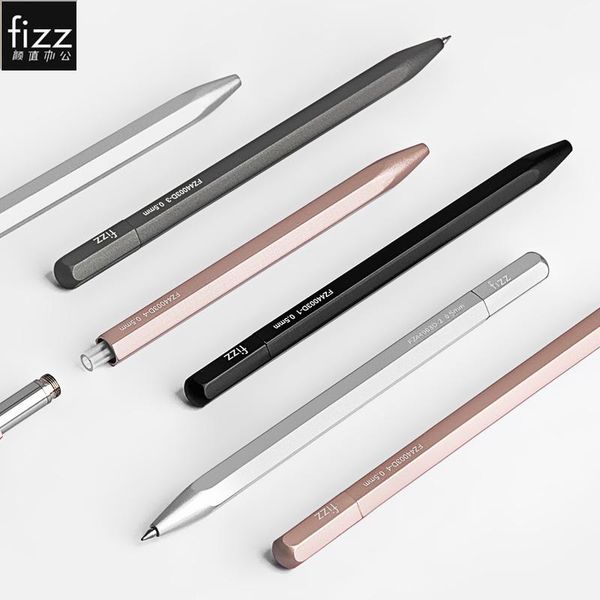 gel pens fizz polygonal paint aluminum metal pen rotating 0.5mm signing smooth writing black ink for business offic
gel pens fizz polygonal paint aluminum metal pen rotating 0.5mm signing smooth writing black ink for business offic