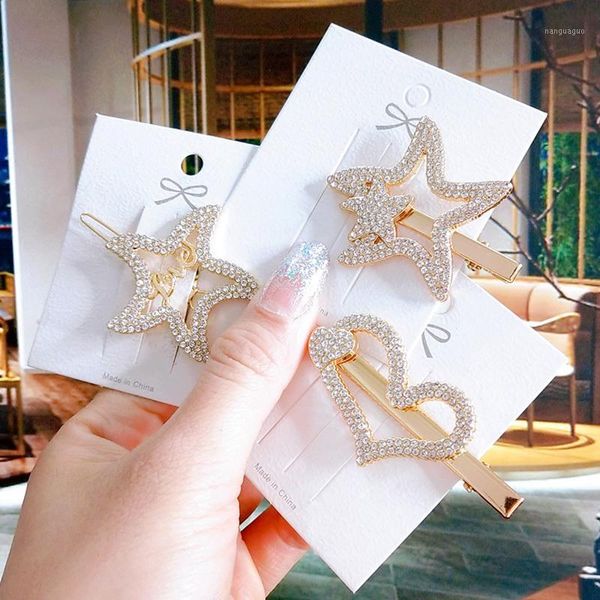 korean star heart rhinestone hairpins for women jewelry fashion gold silver color barrette clips girl hair accessories hairgrips1
korean star heart rhinestone hairpins for women jewelry fashion gold silver color barrette clips girl hair accessories hairgrips1