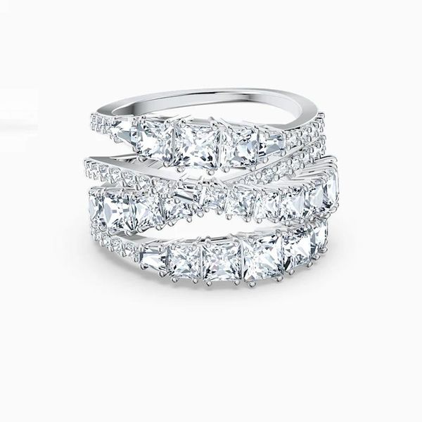 cluster rings 2021 exquisite charming white twist ring fashion jewelry women anniversary romantic gift, Golden;silver
cluster rings 2021 exquisite charming white twist ring fashion jewelry women anniversary romantic gift, Golden;silver
