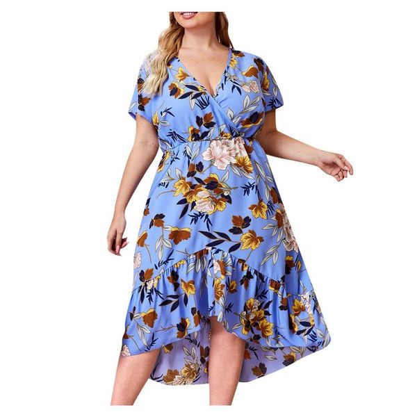 plus size dresses dress 5xl v-neck ruffle irregular print bandage mid-sleeve skirt slim summer cardigan high waist red elegant party, Black
plus size dresses dress 5xl v-neck ruffle irregular print bandage mid-sleeve skirt slim summer cardigan high waist red elegant party, Black