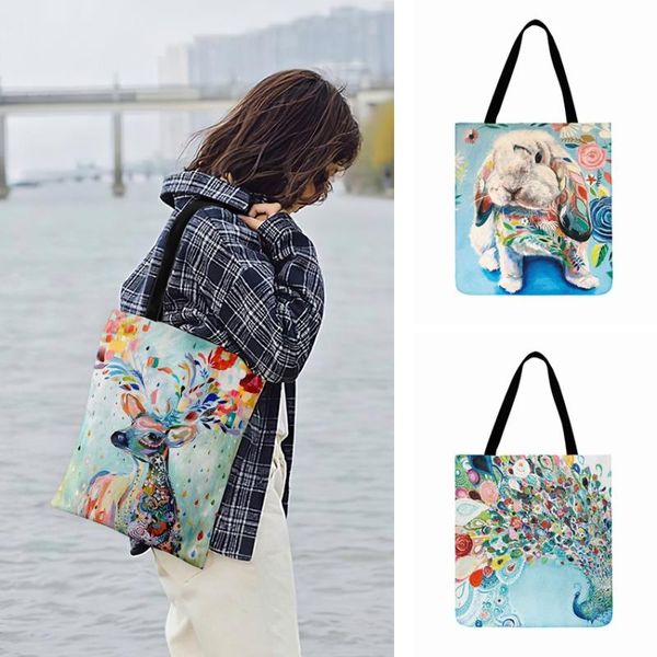 outdoor beach bags watercolor oil painting animal printed tote bag women casual totes fashion shopping ladies shoulder
outdoor beach bags watercolor oil painting animal printed tote bag women casual totes fashion shopping ladies shoulder