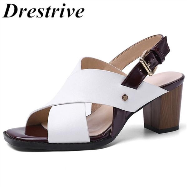 drestrive women sandals full genuine leather buckle square toe thick heels 6 cm 2021 summer fashion high heel shoes cow, Black
drestrive women sandals full genuine leather buckle square toe thick heels 6 cm 2021 summer fashion high heel shoes cow, Black