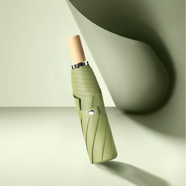 umbrellas sunny and rainy umbrella simple uv protection solid wood handle sun three folding
umbrellas sunny and rainy umbrella simple uv protection solid wood handle sun three folding