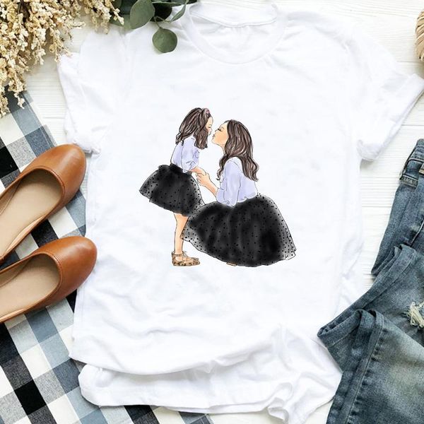 women's t-shirt women shirt casual cute clothes daughter mom 90s printing mother fashion ladies graphic printed tee tshirt female, White
women's t-shirt women shirt casual cute clothes daughter mom 90s printing mother fashion ladies graphic printed tee tshirt female, White