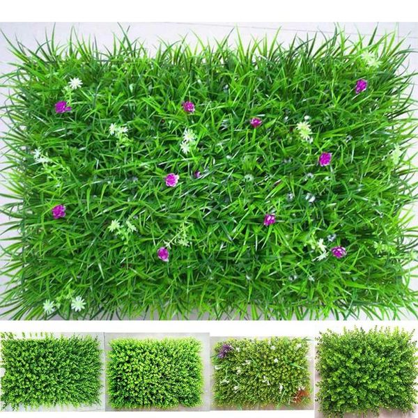 decorative flowers & wreaths 40cmx60cm artificial grass plant lawn panels wall encrypted home garden simulation greenery decoration
decorative flowers & wreaths 40cmx60cm artificial grass plant lawn panels wall encrypted home garden simulation greenery decoration