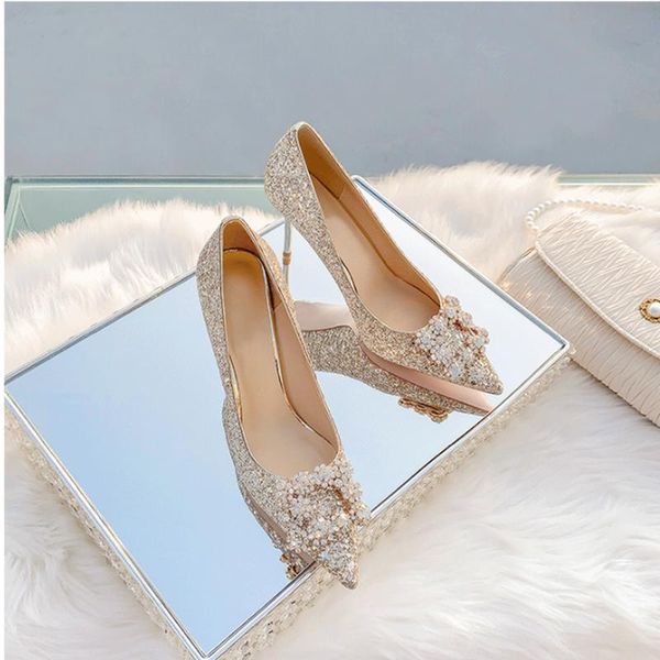 dress shoes women 2021 pumps fashion thin heels rhinestone sequins women's party bride wedding, Black
dress shoes women 2021 pumps fashion thin heels rhinestone sequins women's party bride wedding, Black