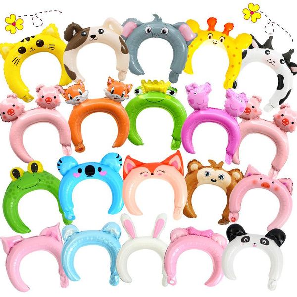 party hats 21pcs children's animal headband cute headgear balloon piggy puppy bear frog toy birthday supplies wedding decoration
party hats 21pcs children's animal headband cute headgear balloon piggy puppy bear frog toy birthday supplies wedding decoration