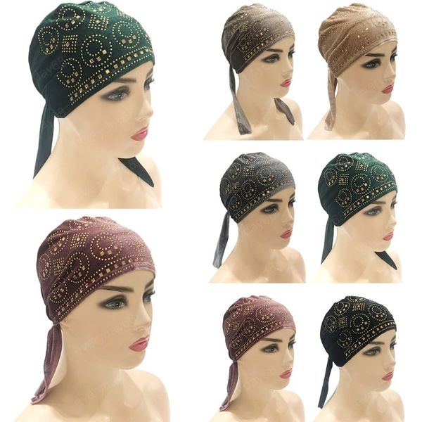 2022 fashion muslim headscarf hat velvet women inner hijab bonnet solid diamond turban caps india head wrap hat for lady beanies, Blue;gray
2022 fashion muslim headscarf hat velvet women inner hijab bonnet solid diamond turban caps india head wrap hat for lady beanies, Blue;gray