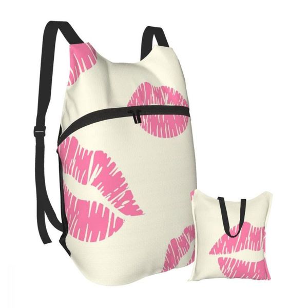 backpack packable foldable outdoor folding handy travel bag for men women valentine day lips
backpack packable foldable outdoor folding handy travel bag for men women valentine day lips