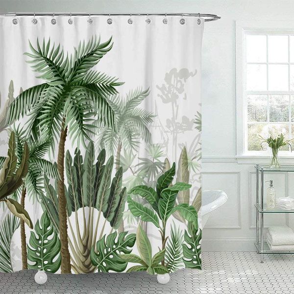 shower curtains green leaves palm tree bathroom curtain waterproof polyester cloth 180*200 household item home decoration
shower curtains green leaves palm tree bathroom curtain waterproof polyester cloth 180*200 household item home decoration