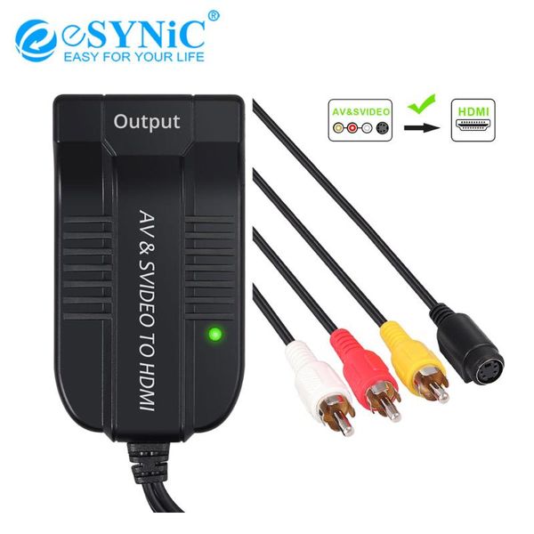 audio cables & connectors esynic male av cvbs s-video converter composite 3rca to support for hdtv dvd 1080p micro cable fl/fr stereo a
audio cables & connectors esynic male av cvbs s-video converter composite 3rca to support for hdtv dvd 1080p micro cable fl/fr stereo a
