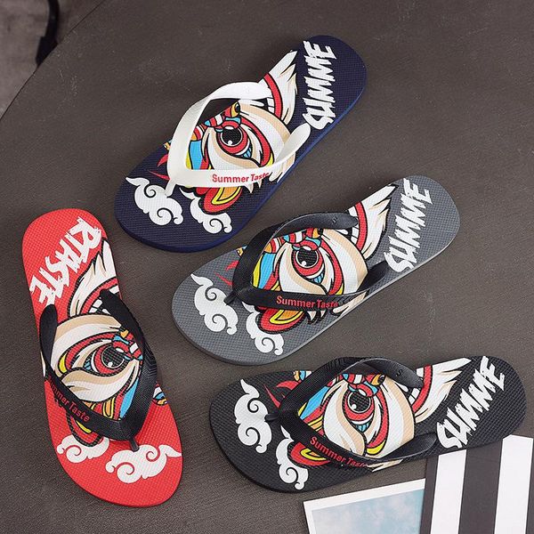 slippers chinese style personality summer men outdoor anti slip flip flops wear beach clip foot leisure drag tide for, Black
slippers chinese style personality summer men outdoor anti slip flip flops wear beach clip foot leisure drag tide for, Black