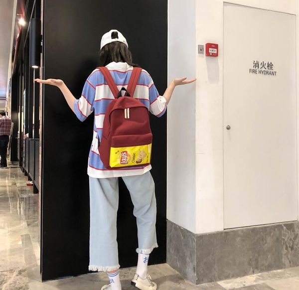 outdoor bags 2021 fashionable waterproof oxford cloth potato chip printed backpack women's personality travel bag high capacity schoolb
outdoor bags 2021 fashionable waterproof oxford cloth potato chip printed backpack women's personality travel bag high capacity schoolb