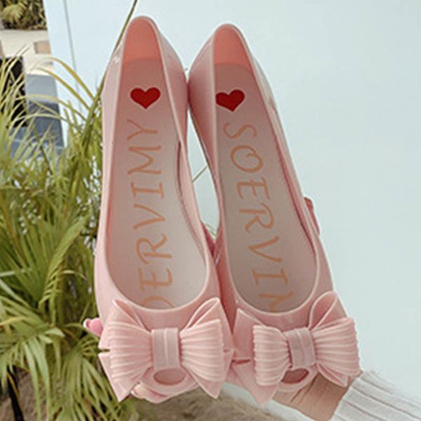 sandals butterfly-knot jelly shoes women rainproof ballerina peep toe solid candy loafers net celebrity pvc moccasins woman flats, Black
sandals butterfly-knot jelly shoes women rainproof ballerina peep toe solid candy loafers net celebrity pvc moccasins woman flats, Black