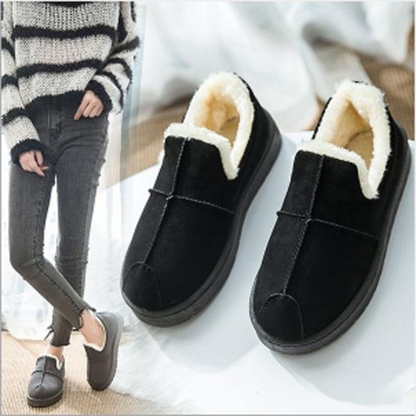 boots female student snow comfortable cotton shoes winter indoor and outdoor frosted with fleece, Black
boots female student snow comfortable cotton shoes winter indoor and outdoor frosted with fleece, Black