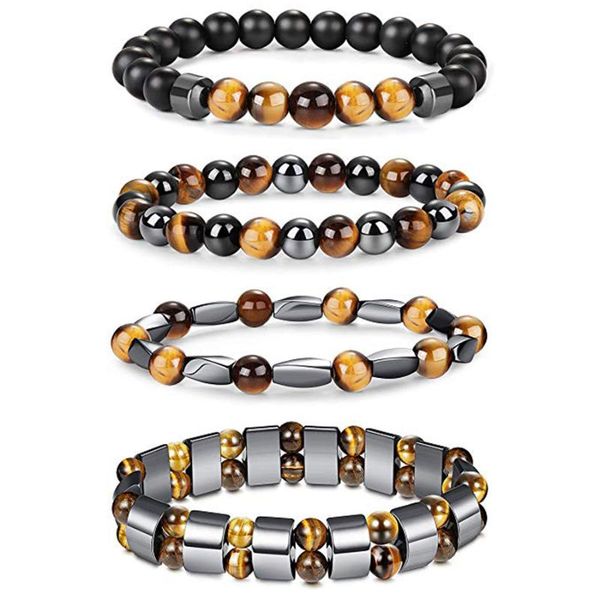 beaded, strands natural tiger eye hematite men bracelets set magnetic health protection balance beads women reiki healing jewelry gift, Black
beaded, strands natural tiger eye hematite men bracelets set magnetic health protection balance beads women reiki healing jewelry gift, Black