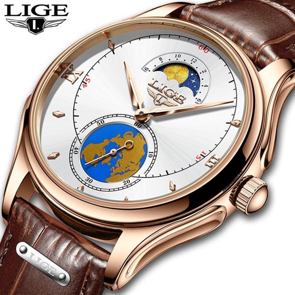 wristwatches 2021 lige men's watches men wrist watch leather quartz sports waterproof male clock relogio masculino+box, Slivery;brown
wristwatches 2021 lige men's watches men wrist watch leather quartz sports waterproof male clock relogio masculino+box, Slivery;brown