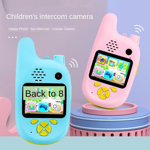 children's mini walkie-talkie, joy to take pictures, video, fun games, hd dual-camera digital cameras child toy gift
children's mini walkie-talkie, joy to take pictures, video, fun games, hd dual-camera digital cameras child toy gift