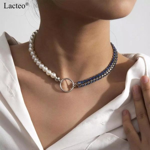 chokers lacteo shiny colorful rhinestone chain choker necklace for women bohemian imitation pearl clavicle charm, Golden;silver
chokers lacteo shiny colorful rhinestone chain choker necklace for women bohemian imitation pearl clavicle charm, Golden;silver