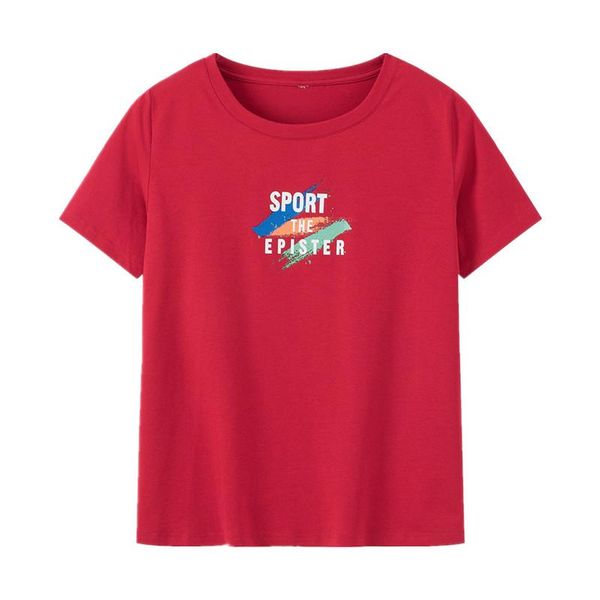 women's t-shirt 2021 summer women t shirt good quality cotton plus size tees o-neck short sleeve red clothing, White
women's t-shirt 2021 summer women t shirt good quality cotton plus size tees o-neck short sleeve red clothing, White