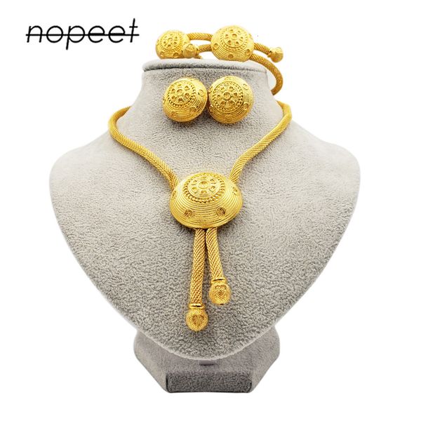 jewelry set dubai 24k gold jewelry women's wedding necklace ring earring bracelet bridal four piece, Slivery;golden
jewelry set dubai 24k gold jewelry women's wedding necklace ring earring bracelet bridal four piece, Slivery;golden