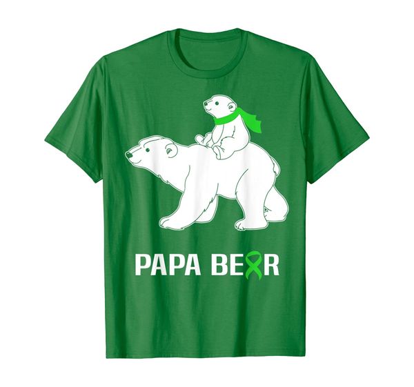 mens cerebral palsy awareness - papa bear, White;black 
mens cerebral palsy awareness - papa bear, White;black