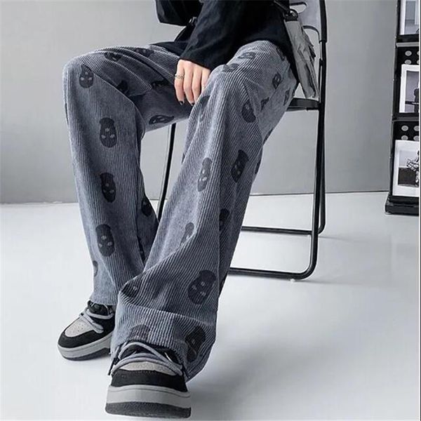 women's pants & capris corduroy y2k casual women baggy joggers trousers retro print loose straight wide leg pant streetwear high waist, Black;white
women's pants & capris corduroy y2k casual women baggy joggers trousers retro print loose straight wide leg pant streetwear high waist, Black;white