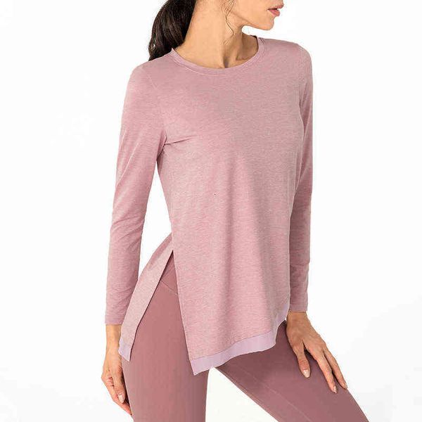 women's jackets satin dyed nude yoga sleeve women's long sports t-shirt loose round neck fitns suit, White
women's jackets satin dyed nude yoga sleeve women's long sports t-shirt loose round neck fitns suit, White
