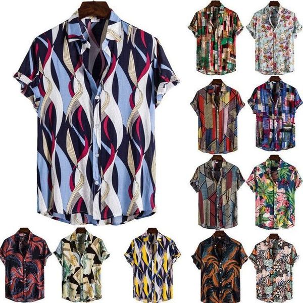 men's casual shirts selling product in 2021 hawaii beach flower shirt series cotton short sleeve lapel clothing, White;black
men's casual shirts selling product in 2021 hawaii beach flower shirt series cotton short sleeve lapel clothing, White;black